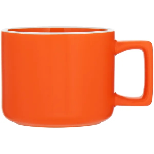 12 oz ceramic mug with matte colored exterior, glossy colored interior,... from ASI 51197 ETS Express, LLC