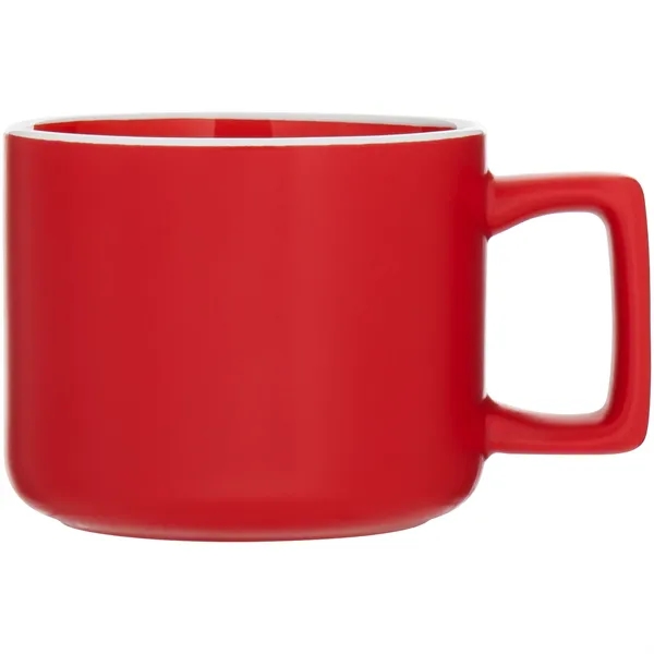 12 oz ceramic mug with matte colored exterior, glossy colored interior,... from ASI 51197 ETS Express, LLC