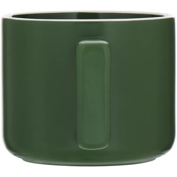 12 oz ceramic mug with matte colored exterior, glossy colored interior,... from ASI 51197 ETS Express, LLC