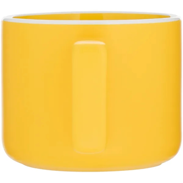 12 oz ceramic mug with matte colored exterior, glossy colored interior,... from ASI 51197 ETS Express, LLC