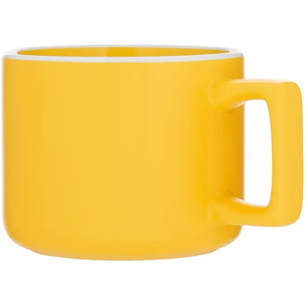 12 oz ceramic mug with matte colored exterior, glossy colored interior,... from ASI 51197 ETS Express, LLC