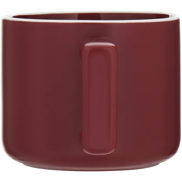 12 oz ceramic mug with matte colored exterior, glossy colored interior,... from ASI 51197 ETS Express, LLC