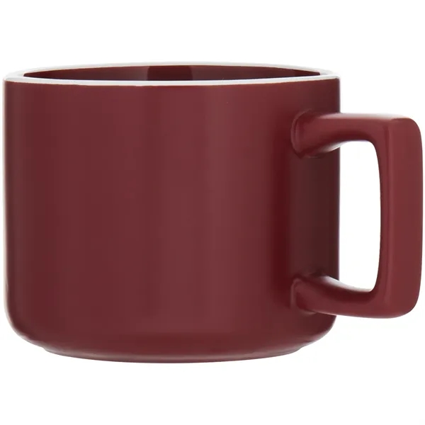 12 oz ceramic mug with matte colored exterior, glossy colored interior,... from ASI 51197 ETS Express, LLC