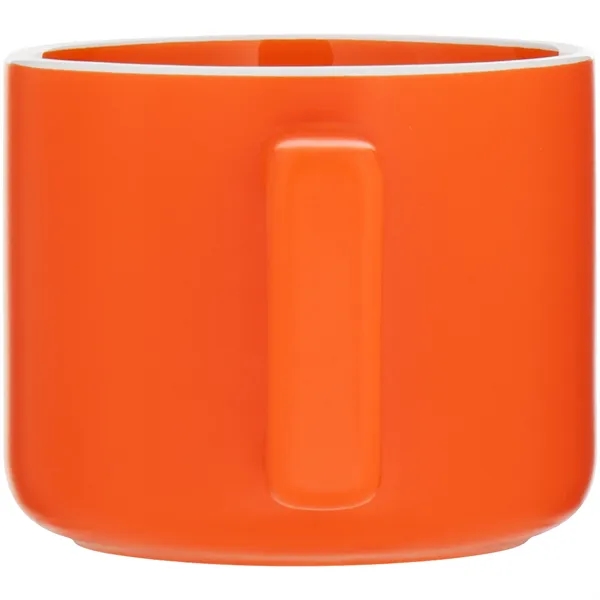 12 oz ceramic mug with matte colored exterior, glossy colored interior,... from ASI 51197 ETS Express, LLC