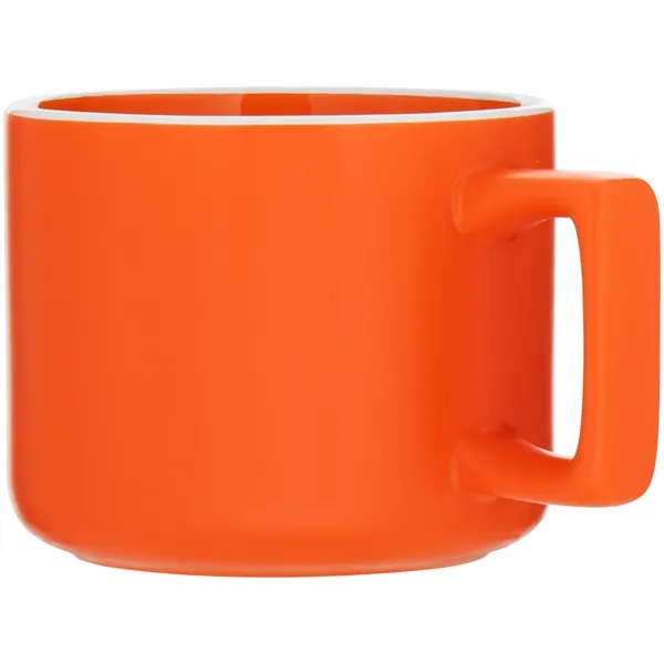 12 oz ceramic mug with matte colored exterior, glossy colored interior,... from ASI 51197 ETS Express, LLC