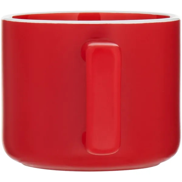 12 oz ceramic mug with matte colored exterior, glossy colored interior,... from ASI 51197 ETS Express, LLC