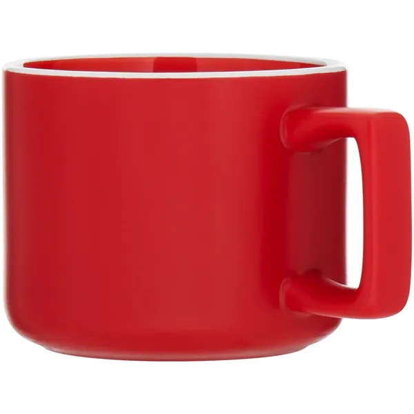 12 oz ceramic mug with matte colored exterior, glossy colored interior,... from ASI 51197 ETS Express, LLC