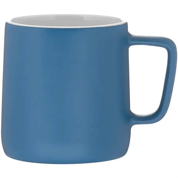 12 oz ceramic mug with a matte colored exterior and glossy... from ASI 51197 ETS Express, LLC
