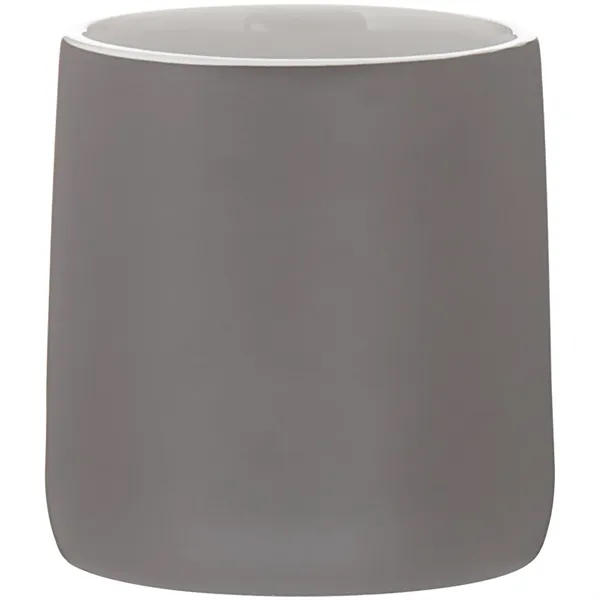 12 oz ceramic mug with a matte colored exterior and glossy... from ASI 51197 ETS Express, LLC