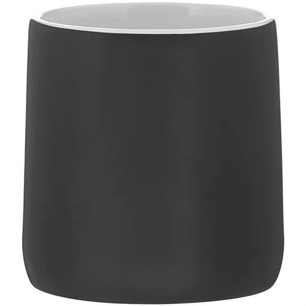 12 oz ceramic mug with a matte colored exterior and glossy... from ASI 51197 ETS Express, LLC