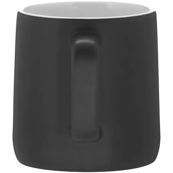 12 oz ceramic mug with a matte colored exterior and glossy... from ASI 51197 ETS Express, LLC