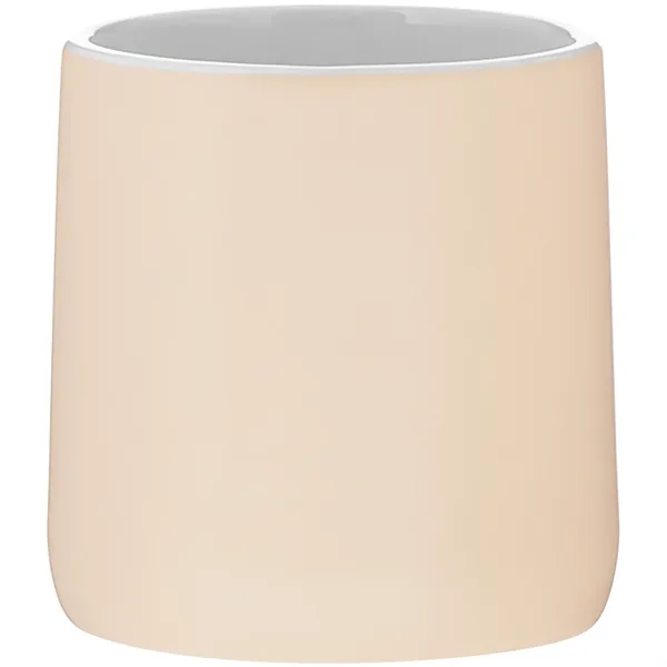 12 oz ceramic mug with a matte colored exterior and glossy... from ASI 51197 ETS Express, LLC