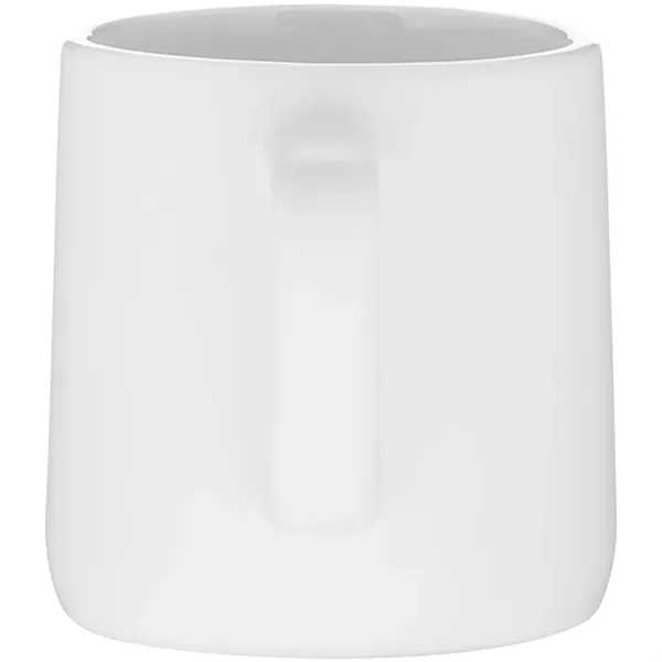 12 oz ceramic mug with a matte colored exterior and glossy... from ASI 51197 ETS Express, LLC
