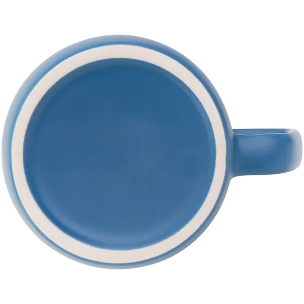 12 oz ceramic mug with a matte colored exterior and glossy... from ASI 51197 ETS Express, LLC
