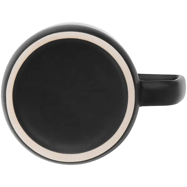 12 oz ceramic mug with a matte colored exterior and glossy... from ASI 51197 ETS Express, LLC