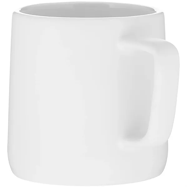 12 oz ceramic mug with a matte colored exterior and glossy... from ASI 51197 ETS Express, LLC