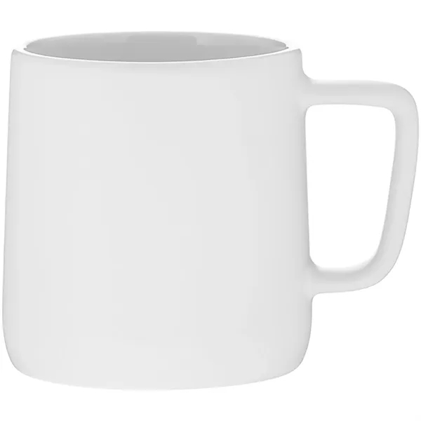 12 oz ceramic mug with a matte colored exterior and glossy... from ASI 51197 ETS Express, LLC