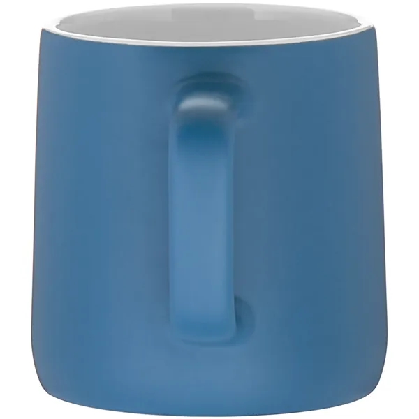 12 oz ceramic mug with a matte colored exterior and glossy... from ASI 51197 ETS Express, LLC