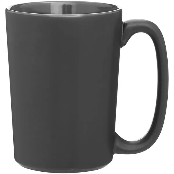 12 oz ceramic mug with matte exterior, glossy interior and handle.... from ASI 51197 ETS Express, LLC