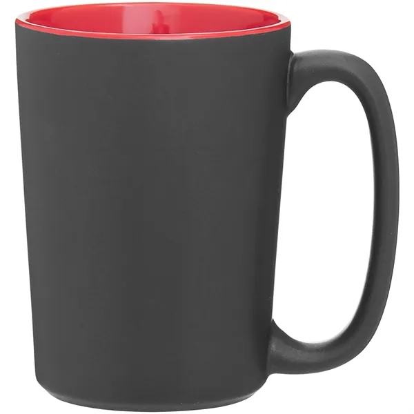 12 oz ceramic mug with matte exterior, glossy interior and handle.... from ASI 51197 ETS Express, LLC