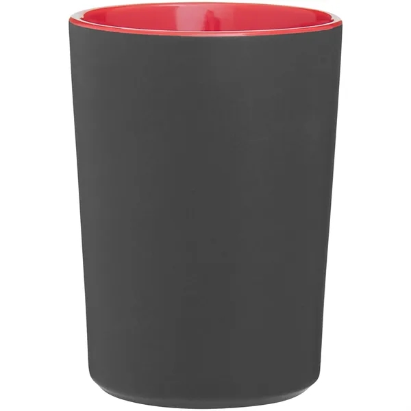 12 oz ceramic mug with matte exterior, glossy interior and handle.... from ASI 51197 ETS Express, LLC