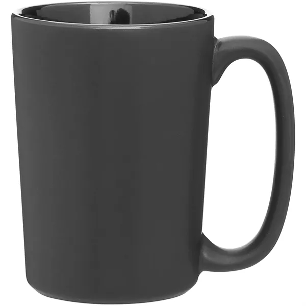 12 oz ceramic mug with matte exterior, glossy interior and handle.... from ASI 51197 ETS Express, LLC