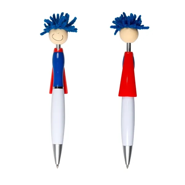 Superhero pen with mop-top microfiber cleaner and cape.... from ASI 79530 Prime Line