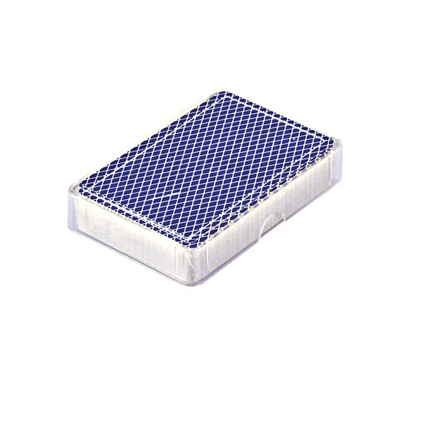 Single deck of standard poker sized playing cards in a clear... from ASI 79530 Prime Line