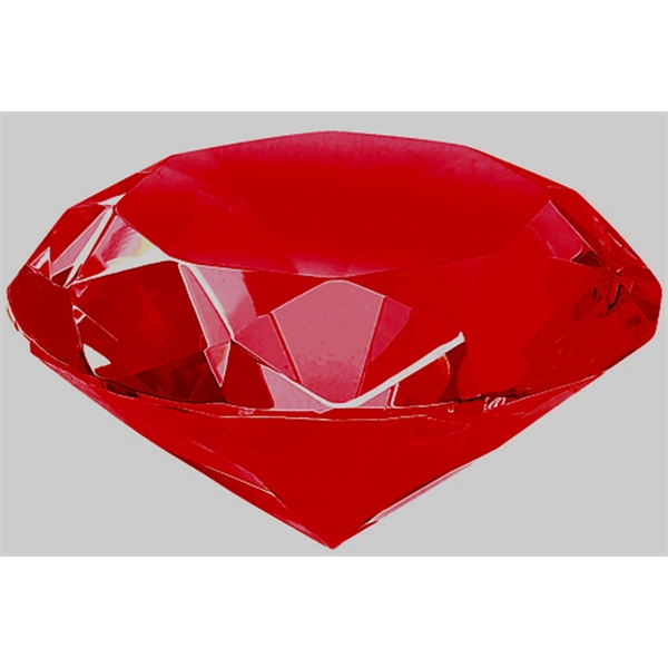 Red Crystal Diamond Paperweight... from ASI 55540 Furniward Company