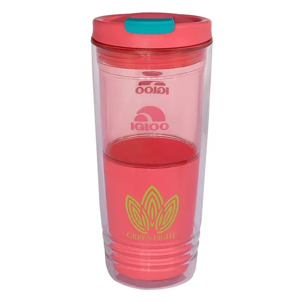 4" x 8.75" x 4" Tritan™ plastic 22-ounce tumbler with PP... from ASI 79530 Prime Line