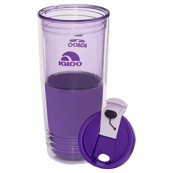 4" x 8.75" x 4" Tritan™ plastic 22-ounce tumbler with PP... from ASI 79530 Prime Line