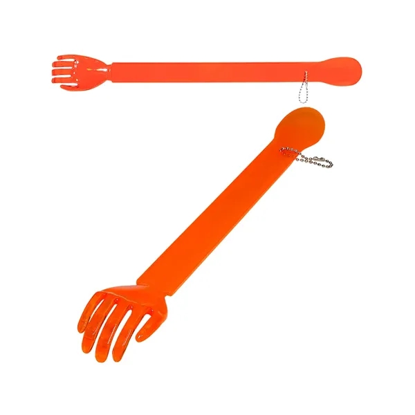 Combination back scratcher and shoe horn with chain for hanging.... from ASI 79530 Prime Line