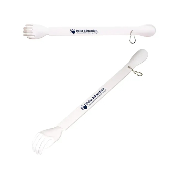 Combination back scratcher and shoe horn with chain for hanging.... from ASI 79530 Prime Line