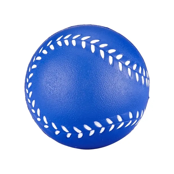 Baseball shaped stress reliever made of polyurethane foam; customization included.... from ASI 79530 Prime Line