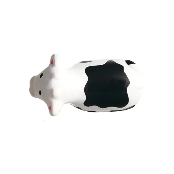 Cow shaped stress reliever made of polyurethane foam; customization included.... from ASI 79530 Prime Line