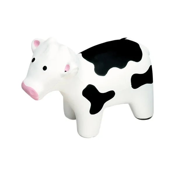 Cow shaped stress reliever made of polyurethane foam; customization included.... from ASI 79530 Prime Line