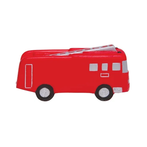Fire truck shaped stress reliever made of polyurethane foam; customization included.... from ASI 79530 Prime Line