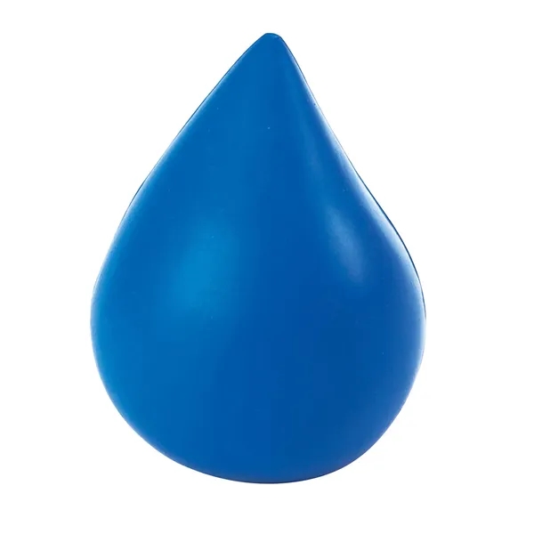Water drop shaped stress reliever made of polyurethane foam; customization included.... from ASI 79530 Prime Line