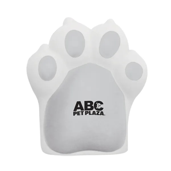 Paw print shaped stress reliever made of polyurethane foam; customization included.... from ASI 79530 Prime Line