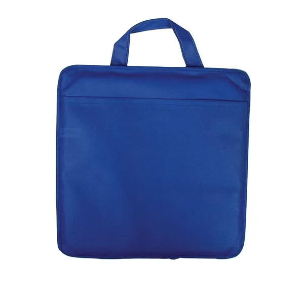 Non-woven, water-resistant stadium cushion with front pocket and carry handle.... from ASI 79530 Prime Line