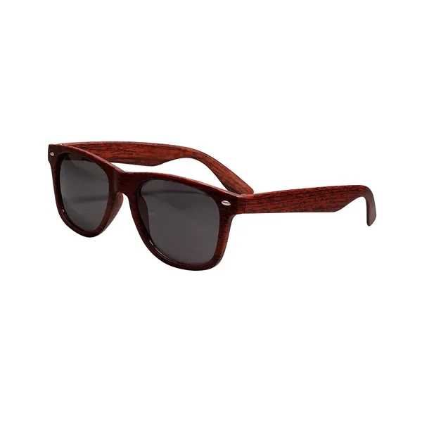 6" x 2" x 5.7" PC plastic sunglasses with woodgrain style... from ASI 79530 Prime Line
