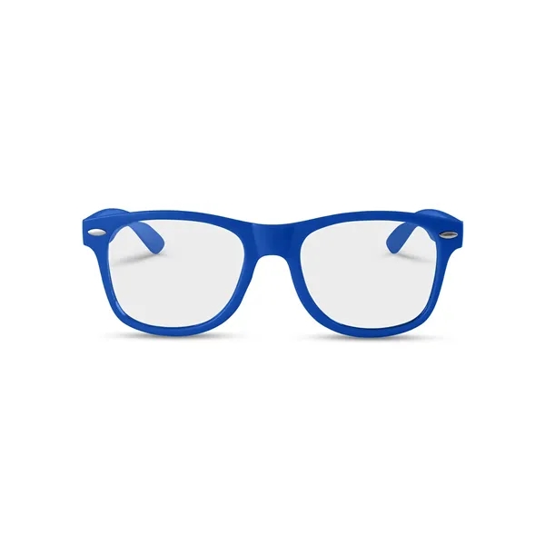 Blue light-blocking glasses with plastic frames, polycarbonate lenses and UV400 protection.... from ASI 79530 Prime Line