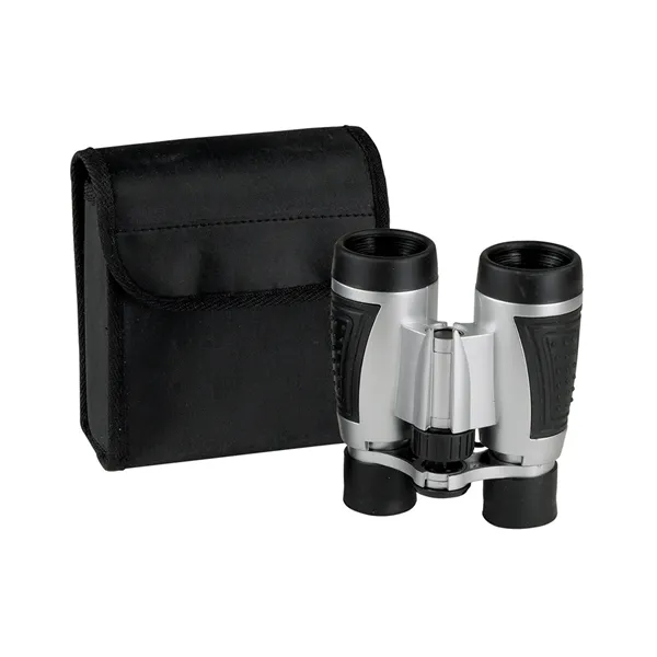Plastic binoculars with 5" x 30"mm magnification, PVC case and nylon... from ASI 79530 Prime Line