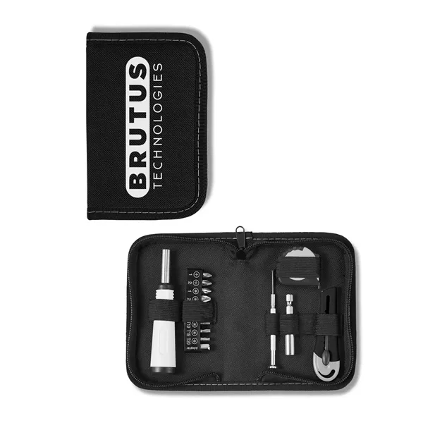 15-piece tool kit in a nylon gauge zippered case.... from ASI 79530 Prime Line