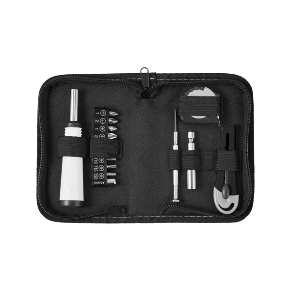 15-piece tool kit in a nylon gauge zippered case.... from ASI 79530 Prime Line