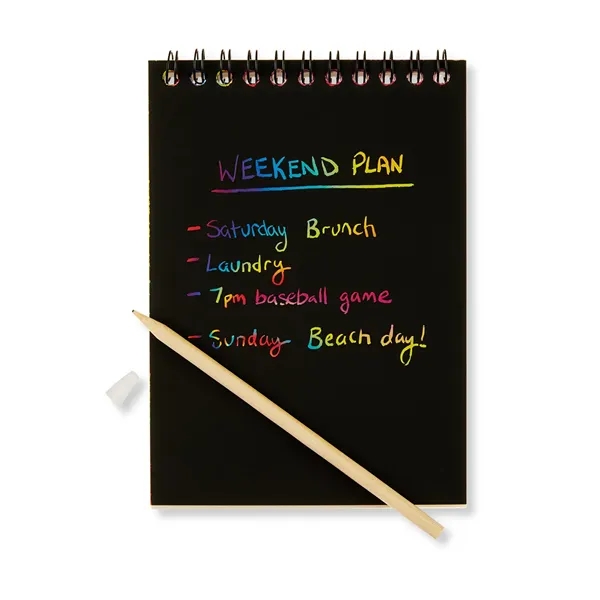 Magic rainbow scratch art with 230G card paper, 8 scratch sheets,... from ASI 79530 Prime Line