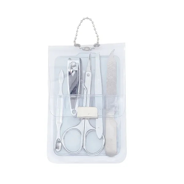 5-piece manicure set in translucent pouch with bead chain; includes nail... from ASI 79530 Prime Line