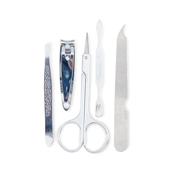 5-piece manicure set in translucent pouch with bead chain; includes nail... from ASI 79530 Prime Line