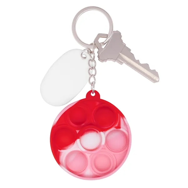 Push Pop Bubble Round Fidget Sensory Keychain... from ASI 79530 Prime Line