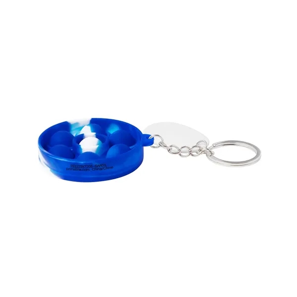 Push Pop Bubble Round Fidget Sensory Keychain... from ASI 79530 Prime Line